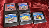 5- Atari 5200 game Cartridges