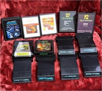 13-Atari 2600 Game Cartridges