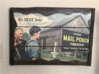 VINTAGE MAIL POUCH TOBACCO ADVERTISEMENT