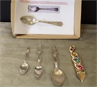 COLLECTOR SPOONS:  STERLING "WASHINGTON DC".....