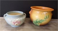ROSEVILLE 638-A POTTERY PLANTER, 4-1/4" AND....