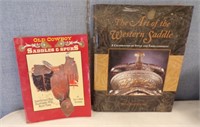 (2) BOOKS:  WESTERN SADDLE & OLD COWBOYS....