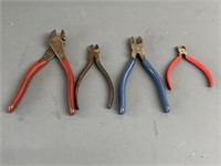 (4) Wire Cutters, as pictured