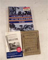 WWII BOOK, WAR LETTERS, CONVENT CRUELTIES BOOK