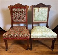 Pair of Victorian Parlor Chairs