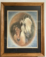 Horses Print by Mary Grace Gricki