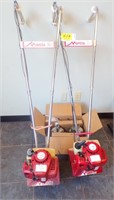 (2) MANTIS GAS TILLERS W/ACCESSORIES