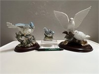 Homco Doves; Homco Blue Jay; Lefton Blue Jay