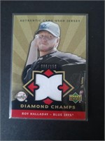 ROY HALLADAY JERSEY  AND  NUMBERED CARD