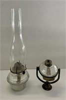 “Beau Brummel” Soap Dispenser; Glass Hurricane Lam