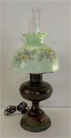 Parlor Lamp With Brass Base