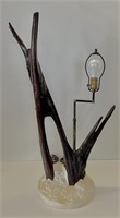 Driftwood Plaster Lamp