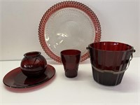Red Glassware