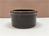 Small Brown Stoneware Crock