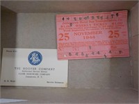1944 Bus ticket