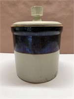 Two Tone Stoneware Gallon Crock