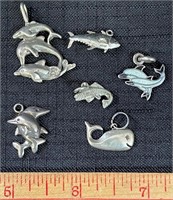 GREAT COLLECTION OF VINTAGE STERLING CHARMS