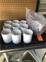 Coffee mugs & clear lids