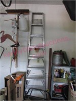 Aluminum 8ft step ladder (garage)
