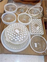 Opalescent hobnail items