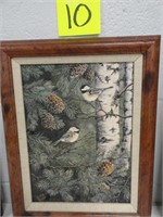 Chickadee Framed Picture by Jeff Renner