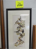Chickadee Framed Picture