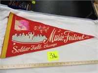 Vintage Music Festival Pendant