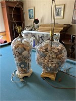 Seashell lamps tested works