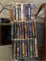 Disney and Star Wars VHS tapes