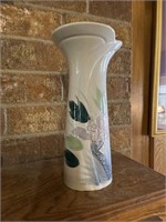 Japanese Moriagé Porcelain  Vase  10 3/4" Tall by