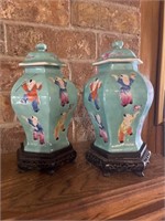 Pair of vintage vases made in China