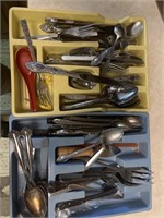 Collection of silverware