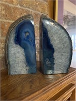 Stone bookends 10 inches tall Made in Brazil