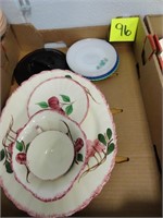Hand Painted Southern Potteries Dishes Lot