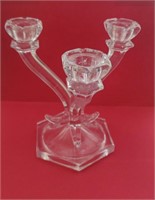 Glass Tri Candle Holder