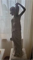 Lady Statue W/ Water Jugs