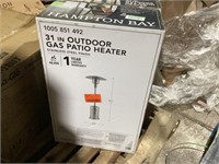 Gas patio heater