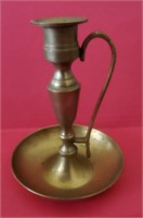 Brass Candle Holder W/ Handle