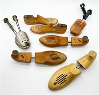 Vintage Wooden Shoe Forms & Stretchers - Empire