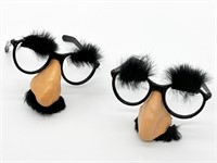 Pair of Vintage Groucho Marx Disguises w/Eyebrows,