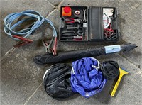 Car Emergency Kit - Jumper Cables, Wrench/Wiring K