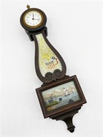 Vintage Miniature Waltham Banjo Clock