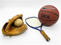 Tru-Play Baseball Mitt Size L w/Ball, Nike Game Ta