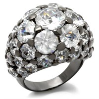 Stunning White Sapphire Fashion Ring