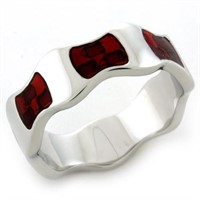 Sleek High Polish Epoxy Ring