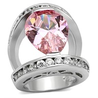Pear 10.21ct Rose Topaz Fashion Ring