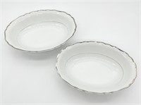 Harmony House Fine China Oval Serving Bowls/Dishes