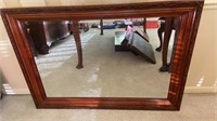 Carved Wood Mirror 42.5x30