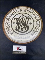 Smith and Wesson metal sign