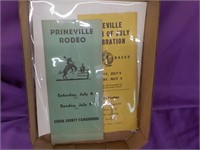 Vintage Prineville 4th of July pamphlets